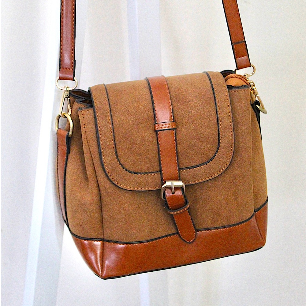 Crossbody Vegan Suede Purse